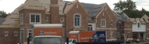 SmartHouse Truck In Front Of New Under Construction Home